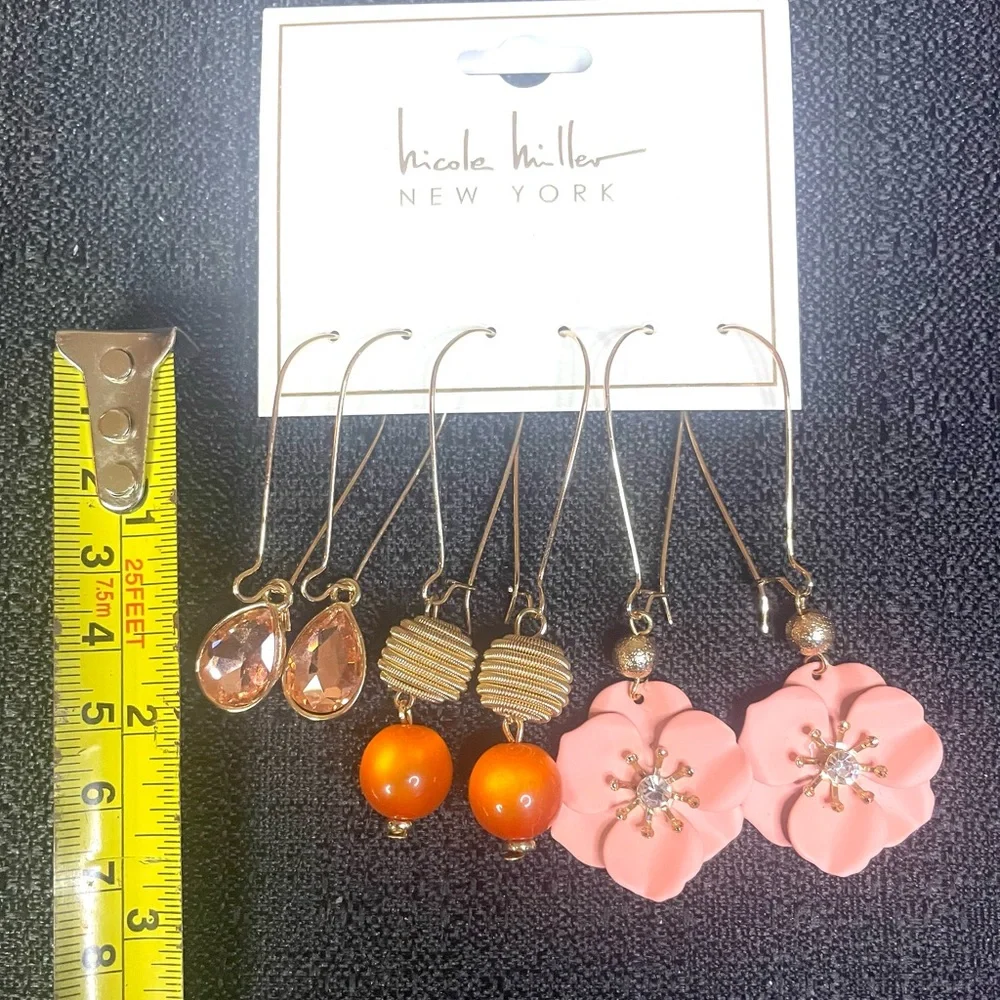 Nicole Miller New York dangle earrings